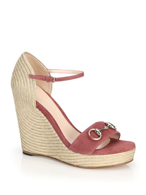 gucci espadrilles sneakers|Gucci espadrilles wedges pink.